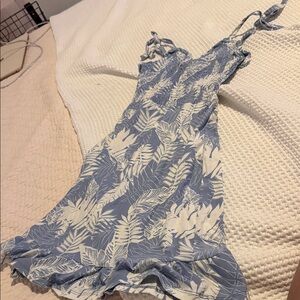 Blue and White dress